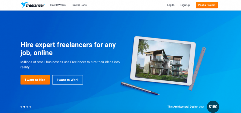 freelancer-com-home-page