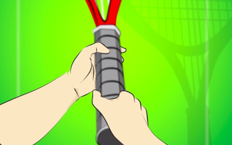 雙手握拍-網球-網球拍-教學