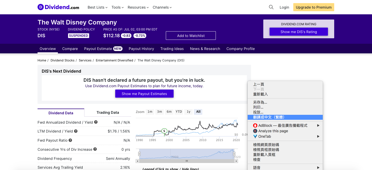 美股投資】如何查詢美股個股的歷年股息？ - 1on1全球家教網